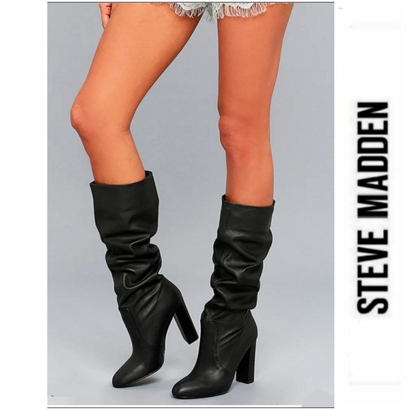 Soft Leather Slouchy Boots | Poshmark